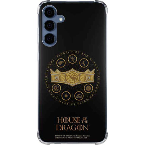 HBO House of the Dragon Crown and Sigils Galaxy A55 5G Clear Case