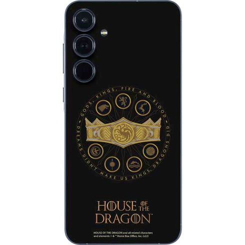 HBO House of the Dragon Crown and Sigils Galaxy A55 5G Skin