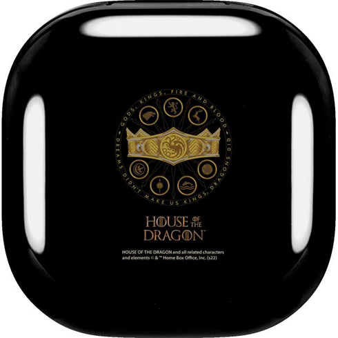 HBO House of the Dragon Crown and Sigils Galaxy Buds Live Skin