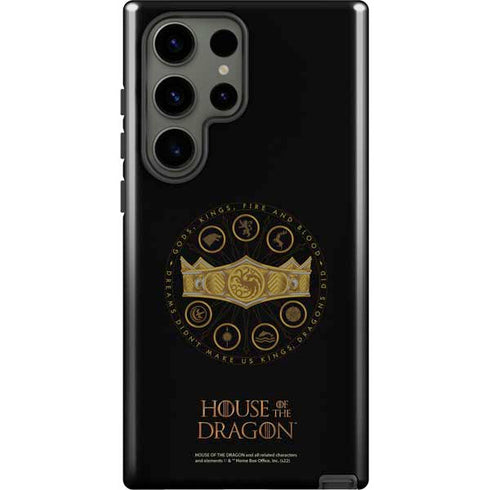 HBO House of the Dragon Crown and Sigils Galaxy S23 Ultra Pro Case