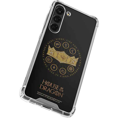 HBO House of the Dragon Crown and Sigils Galaxy S24 FE Clear Case