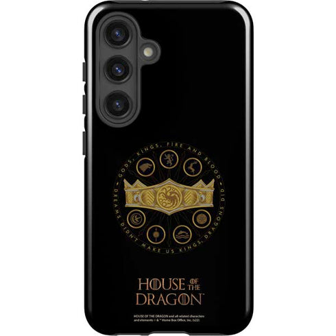 HBO House of the Dragon Crown and Sigils Galaxy S25 Impact Case