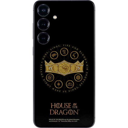 HBO House of the Dragon Crown and Sigils Galaxy S25 Skin