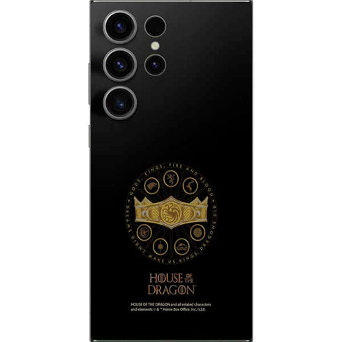 HBO House of the Dragon Crown and Sigils Galaxy S25 Ultra Skin