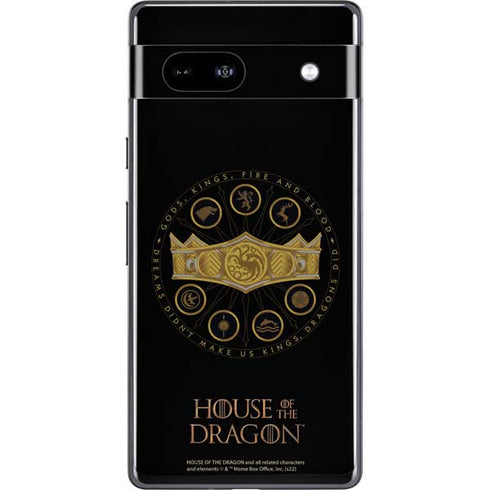 HBO House of the Dragon Crown and Sigils Google Pixel 7a Skin