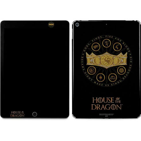 HBO House of the Dragon Crown and Sigils iPad Skins