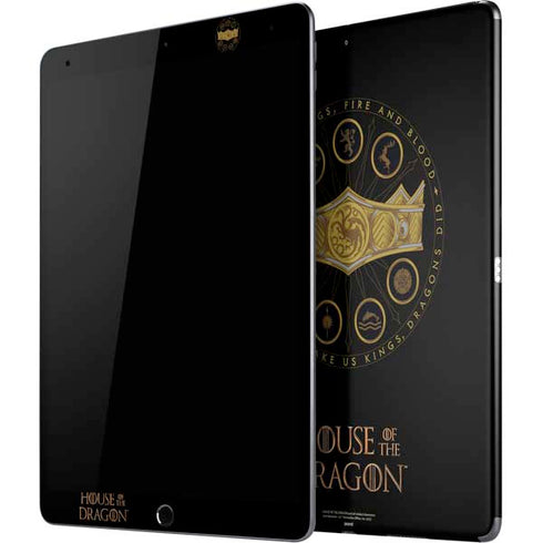 HBO House of the Dragon Crown and Sigils iPad Skins