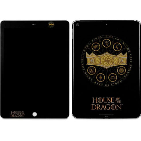 HBO House of the Dragon Crown and Sigils Apple iPad Skin