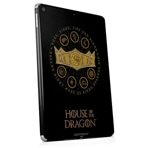 HBO House of the Dragon Crown and Sigils Apple iPad Skin