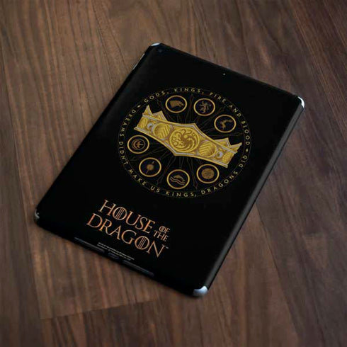 HBO House of the Dragon Crown and Sigils Apple iPad Skin