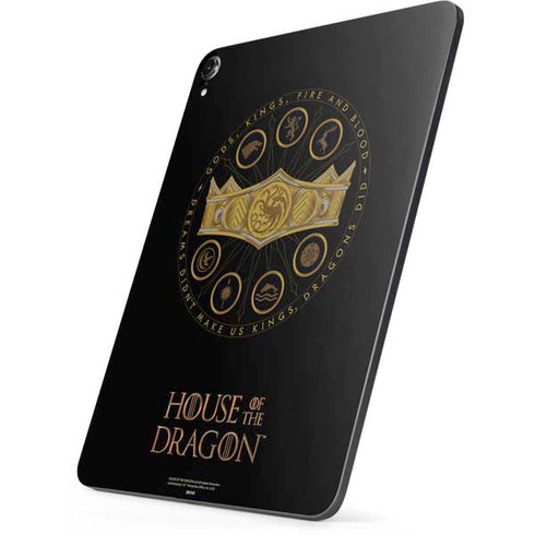 HBO House of the Dragon Crown and Sigils Apple iPad Pro Skin