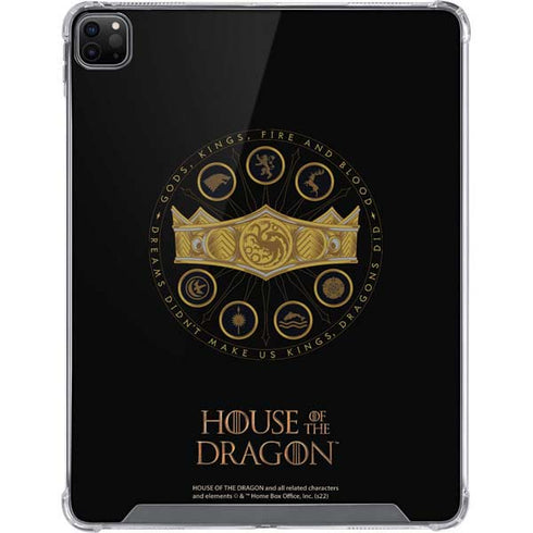 HBO House of the Dragon Crown and Sigils iPad Cases
