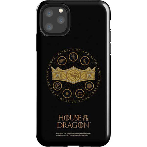 HBO House of the Dragon Crown and Sigils iPhone Cases