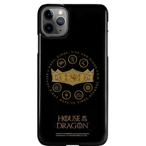 HBO House of the Dragon Crown and Sigils iPhone Cases