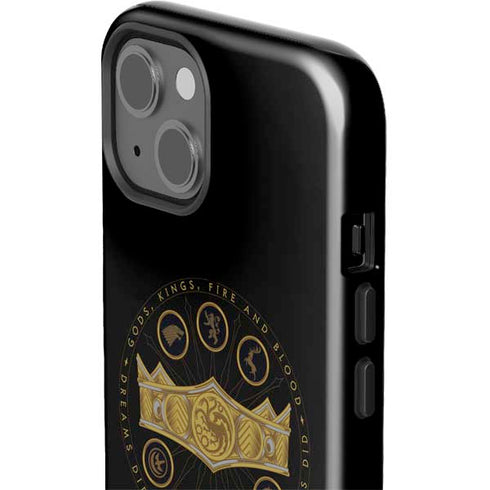 HBO House of the Dragon Crown and Sigils iPhone 15 Impact Case