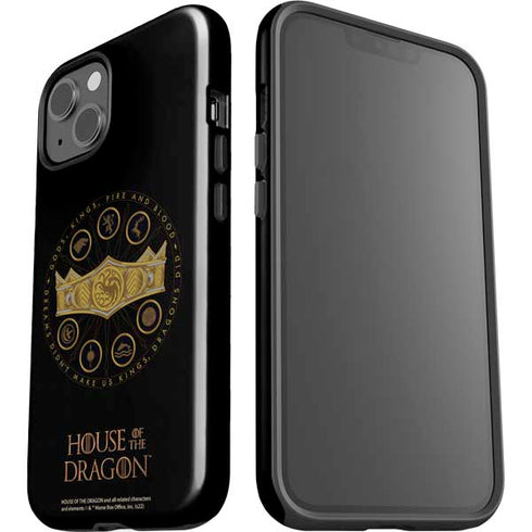 HBO House of the Dragon Crown and Sigils iPhone 15 Impact Case
