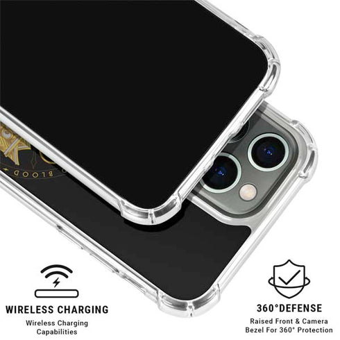 HBO House of the Dragon Crown and Sigils iPhone 16 Pro Clear Case