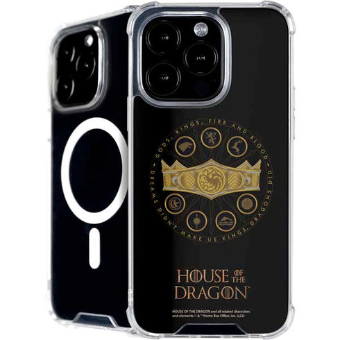 HBO House of the Dragon Crown and Sigils iPhone 16 Pro MagSafe Case