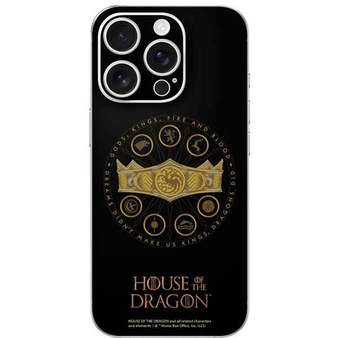 HBO House of the Dragon Crown and Sigils iPhone 16 Pro Skin
