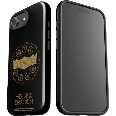 HBO House of the Dragon Crown and Sigils iPhone 16e Impact Case