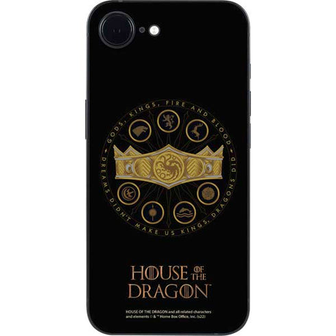 HBO House of the Dragon Crown and Sigils iPhone 16e Skin