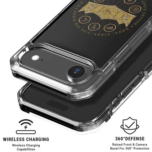 HBO House of the Dragon Crown and Sigils iPhone 17 Air Clear Case