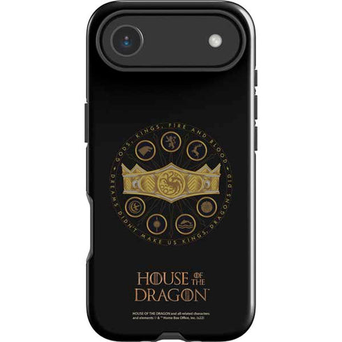 HBO House of the Dragon Crown and Sigils iPhone 17 Air Impact Case