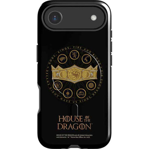 HBO House of the Dragon Crown and Sigils iPhone 17 Air Magsafe Impact Case
