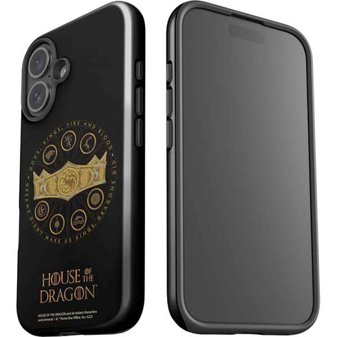 HBO House of the Dragon Crown and Sigils iPhone 17 Impact Case