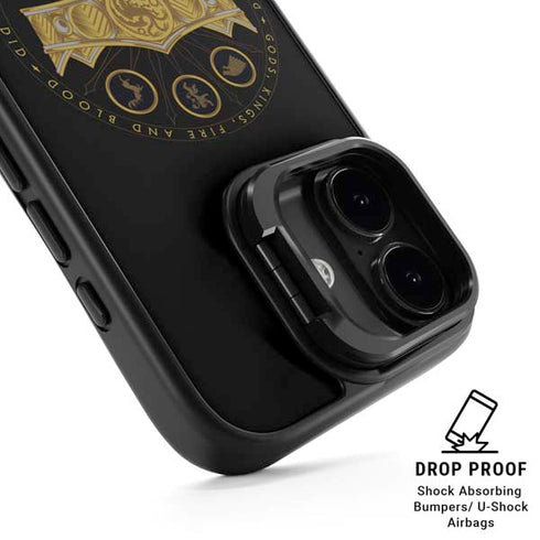 HBO House of the Dragon Crown and Sigils iPhone 17 Kickstand Case