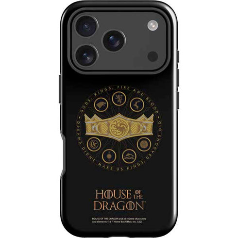 HBO House of the Dragon Crown and Sigils iPhone 17 Pro Impact Case
