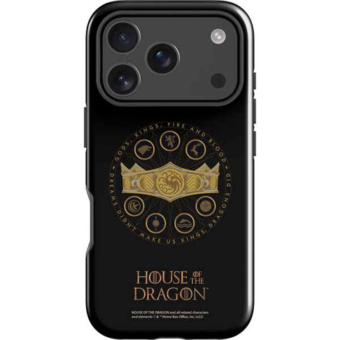 HBO House of the Dragon Crown and Sigils iPhone 17 Pro Max Impact Case
