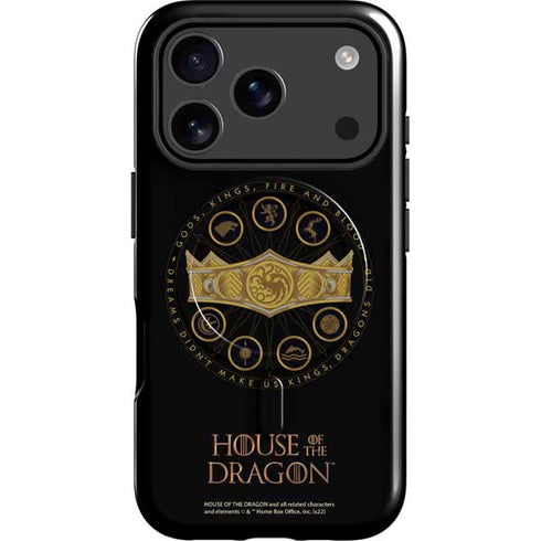HBO House of the Dragon Crown and Sigils iPhone 17 Pro Max Magsafe Impact Case