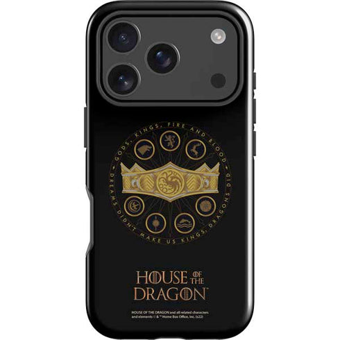 HBO House of the Dragon Crown and Sigils iPhone 18 Pro Impact Case