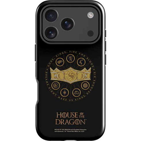 HBO House of the Dragon Crown and Sigils iPhone 18 Pro Max Impact Case