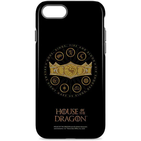 HBO House of the Dragon Crown and Sigils iPhone Cases
