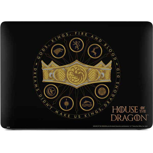 HBO House of the Dragon Crown and Sigils Apple MacBook Air Skin