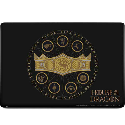HBO House of the Dragon Crown and Sigils MacBook Skins