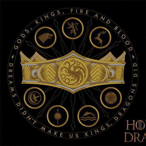 HBO House of the Dragon Crown and Sigils MacBook Skins