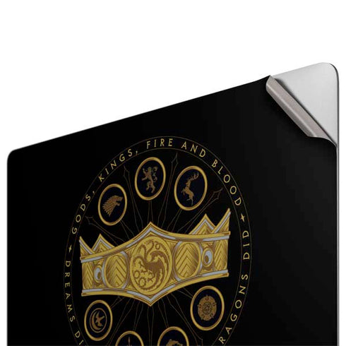 HBO House of the Dragon Crown and Sigils Apple MacBook Pro 16-inch Skin