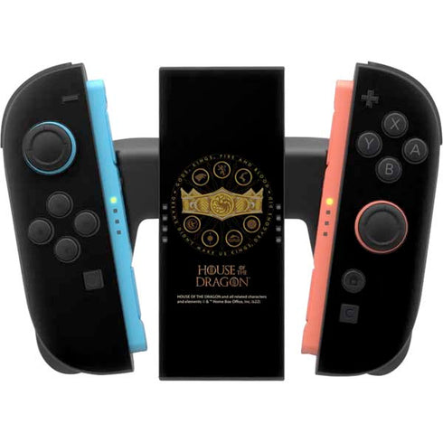 HBO House of the Dragon Crown and Sigils Nintendo Switch 2 (2025) Joy-Con Controller Skin