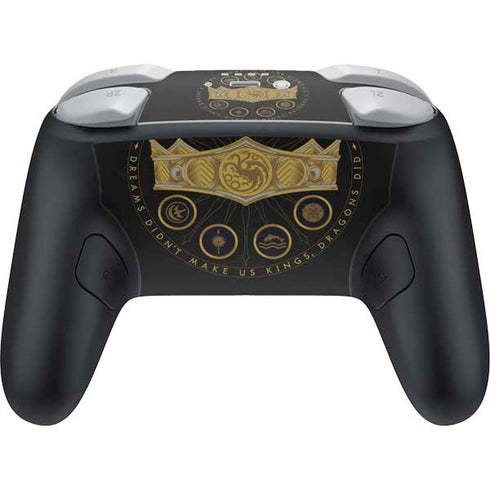 HBO House of the Dragon Crown and Sigils Nintendo Switch 2 (2025) Pro Controller Skin
