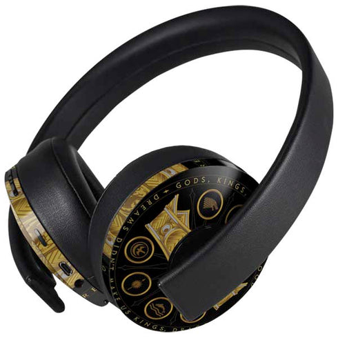 HBO House of the Dragon Crown and Sigils PlayStation 4 Gold Wireless Headset Skin