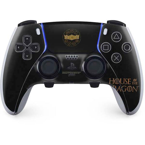 HBO House of the Dragon Crown and Sigils PS5 DualSense Edge Pro Controller Skin