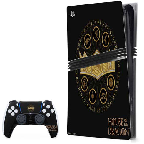 HBO House of the Dragon Crown and Sigils PS5 Pro Bundle Skin