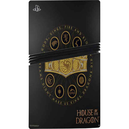 HBO House of the Dragon Crown and Sigils PS5 Pro Bundle Skin