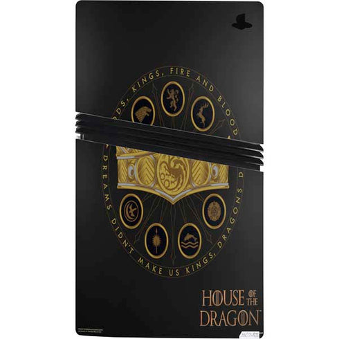 HBO House of the Dragon Crown and Sigils PS5 Pro Bundle Skin