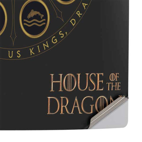 HBO House of the Dragon Crown and Sigils PS5 Pro Console Skin