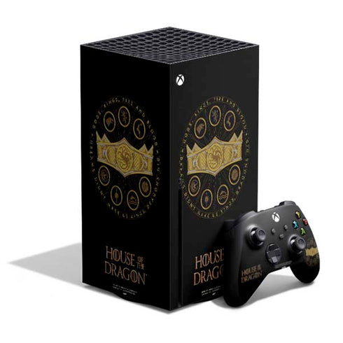 HBO House of the Dragon Crown and Sigils Xbox Series X Bundle Skin