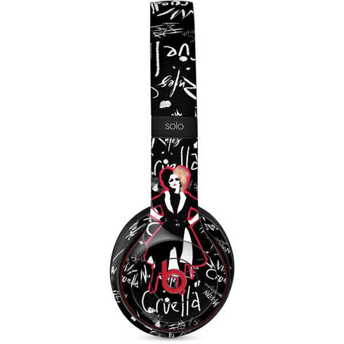 Disney Cruella (2021) Animated Pattern Beats Solo 3 Wireless Skin